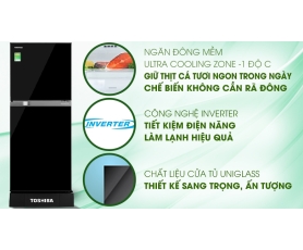 TỦ LẠNH TOSHIBA INVERTER 194 LÍT GR-A25VM