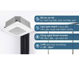 ĐIỀU HÒA ÂM TRẦN LG INVERTER 2.5HP ZTNQ24BTU