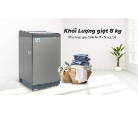 MÁY GIẶT AQUA 8KG LỒNG ĐỨNG AQW-KS80GT