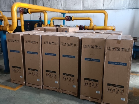 Lắp đặt 12 máy lạnh ống gió cho nhà xưởng tại kcn phước đông tây ninh