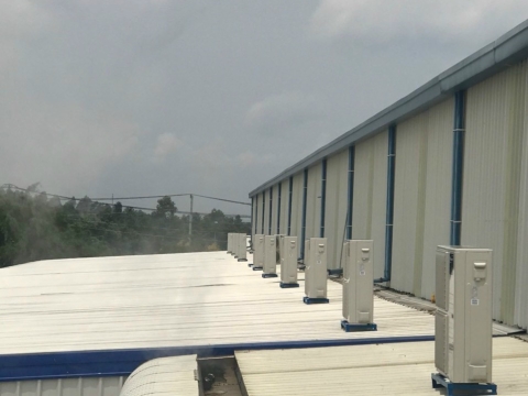 Lắp đặt 12 máy lạnh ống gió cho nhà xưởng tại kcn phước đông tây ninh