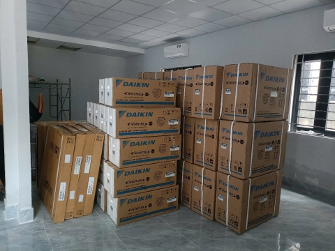GIAO ĐƠN MÁY LẠNH DAIKIN CHO CÔNG TRÌNH TẠI TÂY NINH