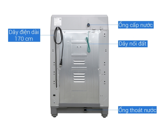  MÁY GIẶT AQUA 8 KG AQW-S80CT H2