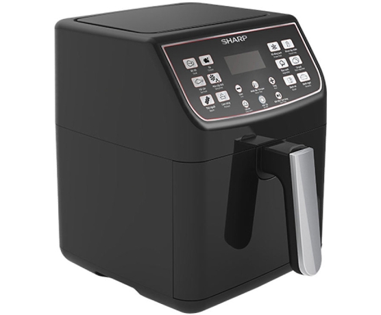 NỒI CHIÊN KHÔNG DẦU SHARP KF-AF55EV-BK 5.5 LÍT 