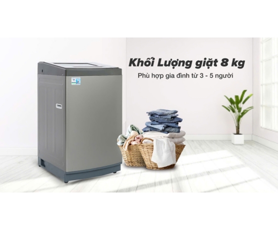 MÁY GIẶT AQUA 8KG LỒNG ĐỨNG AQW-KS80GT