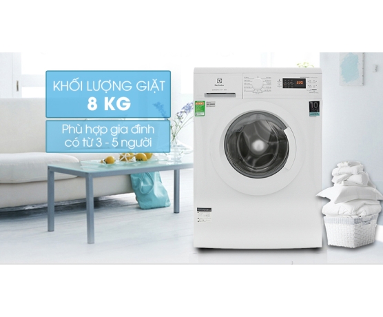 MÁY GIẶT ELECTROLUX INVERTER 8 KG EWF8025DGWA