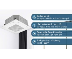 ĐIỀU HÒA ÂM TRẦN LG INVERTER 2.5HP ZTNQ24BTU