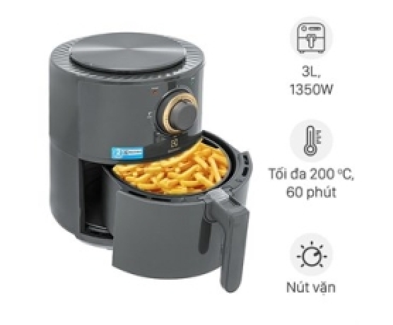 NỒI CHIÊN KHÔNG DẦU ELECTROLUX E6AF1-220K 3 LÍT